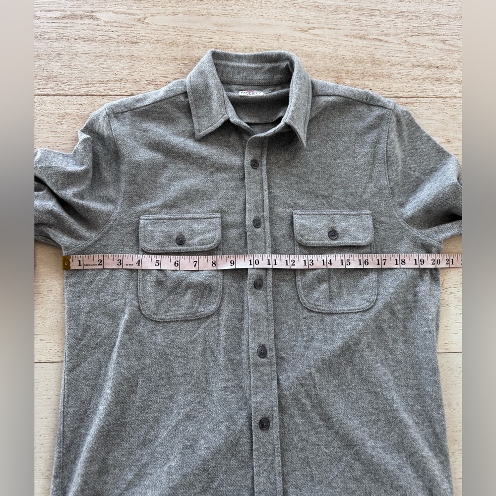 Faherty Legend Sweater flannel button down shirt M - Picture 6 of 9
